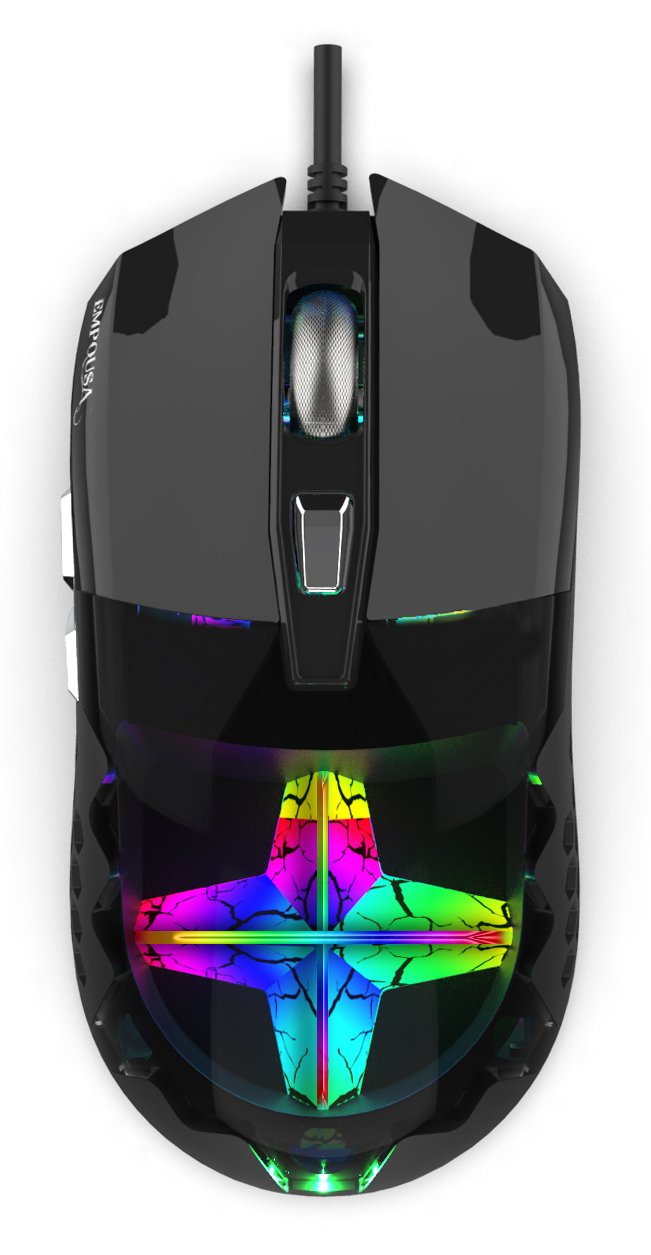 INCA IMG-355GX - rechts - Optisch - USB Typ-A - 7200 DPI - Schwarz