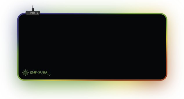 INCA IMP-022 - Schwarz - USB - Anti-Rutsch-Basis - Gaming-Mauspad