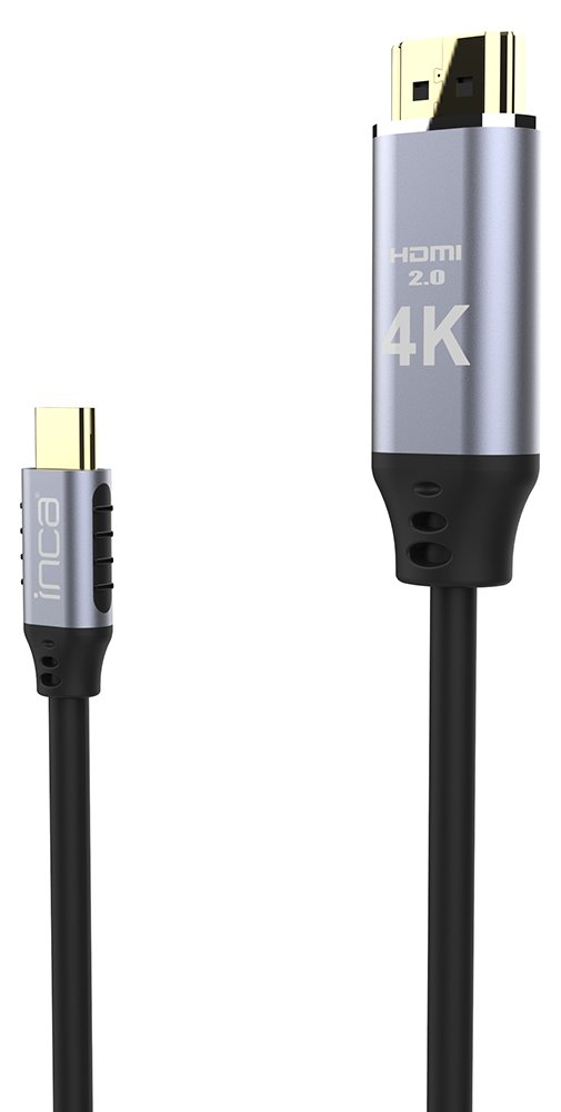 INCA ITCH-20 - 2 m - USB Typ-C - HDMI - Männlich - Männlich - Gerade