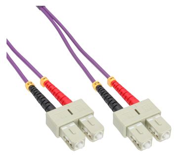 InLine LWL Duplex Kabel - SC/SC - 50/125µm - OM4 - 25m von LumaTech