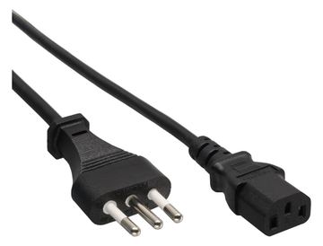 InLine Netzkabel - Netzstecker Italien auf Kaltgerätestecker C13 - 1,8m von LumaTech