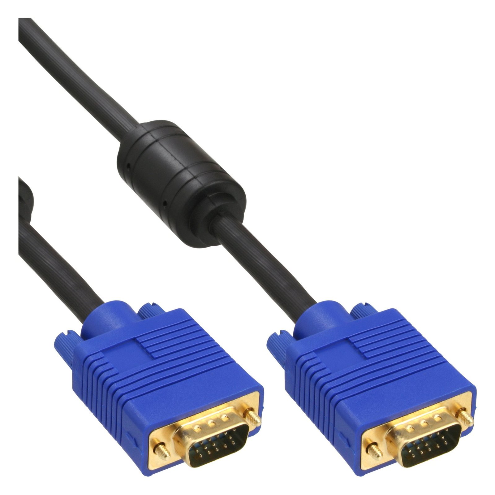 InLine S-VGA Kabel Premium - 15pol HD Stecker / Stecker - schwarz - 15m von LumaTech