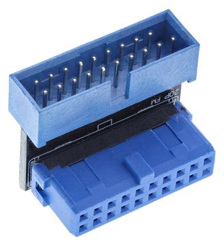 InLine USB 3.0 Adapter intern - Pfostenanschluss Stecker/Buchse - unten gewinkelt von LumaTech