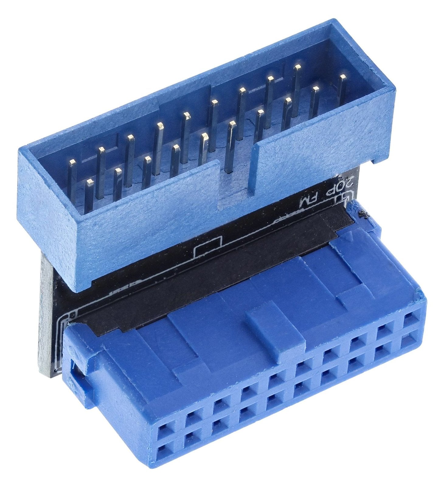 InLine USB 3.0 Adapter intern - Pfostenanschluss Stecker/Buchse - unten gewinkelt