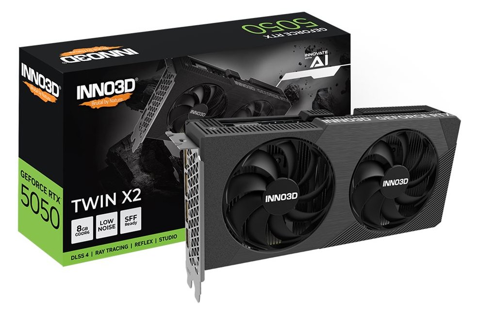 Inno3D GeForce RTX 5050 Twin X2 GDDR6 - Grafikkarte - PCI-Express