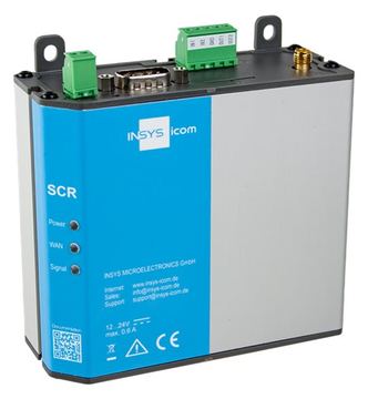 Insys icom SCR-L 300 - Router - WWAN - 2-Port-Switch von LumaTech