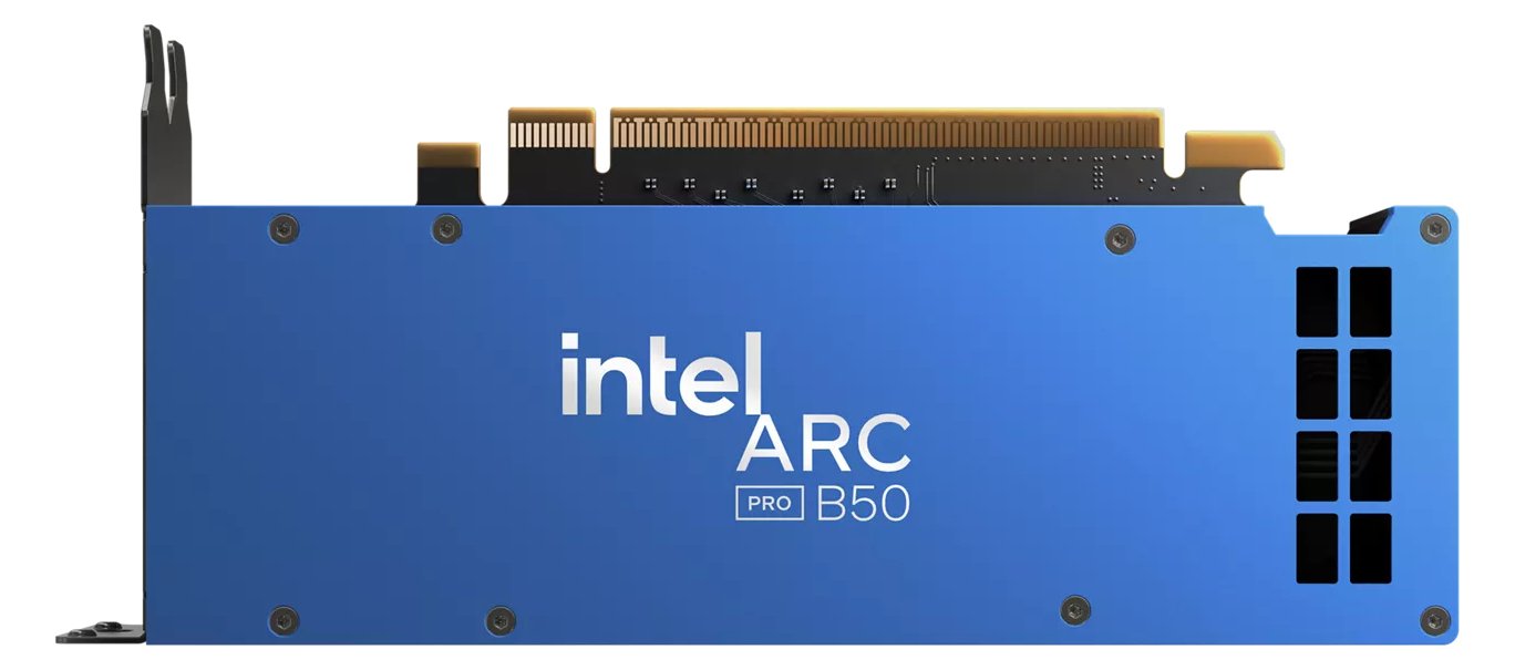 Intel Arc Pro B50 Graphics Card - 16.384 MB