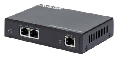 Intellinet 2-Port Gigabit Ultra PoE Extender, Adds up to 100 m (328 ft.)