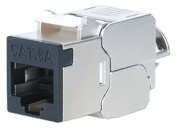 Intellinet Cat6a 10G STP Keystone-Modul schwarz von LumaTech