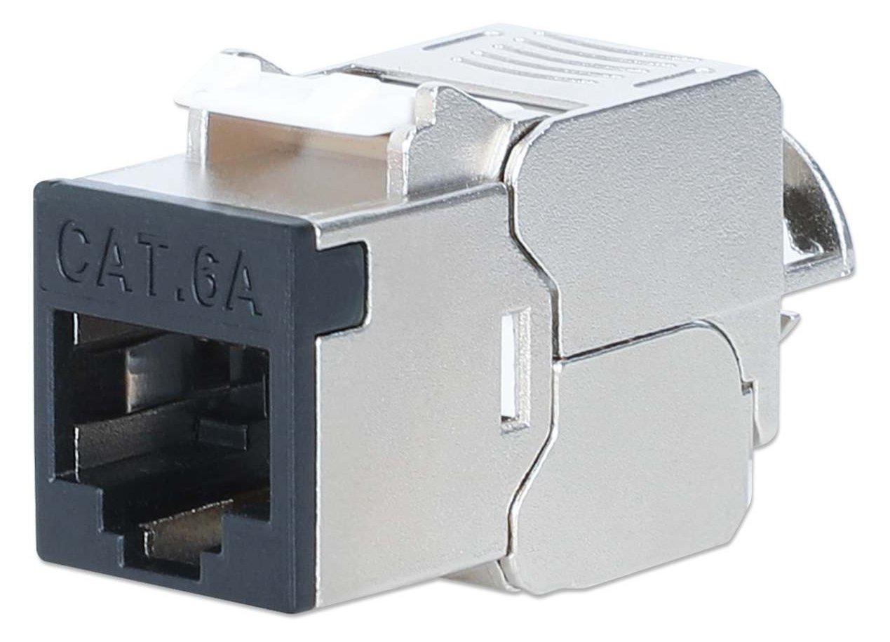 Intellinet Cat6a 10G STP Keystone-Modul schwarz