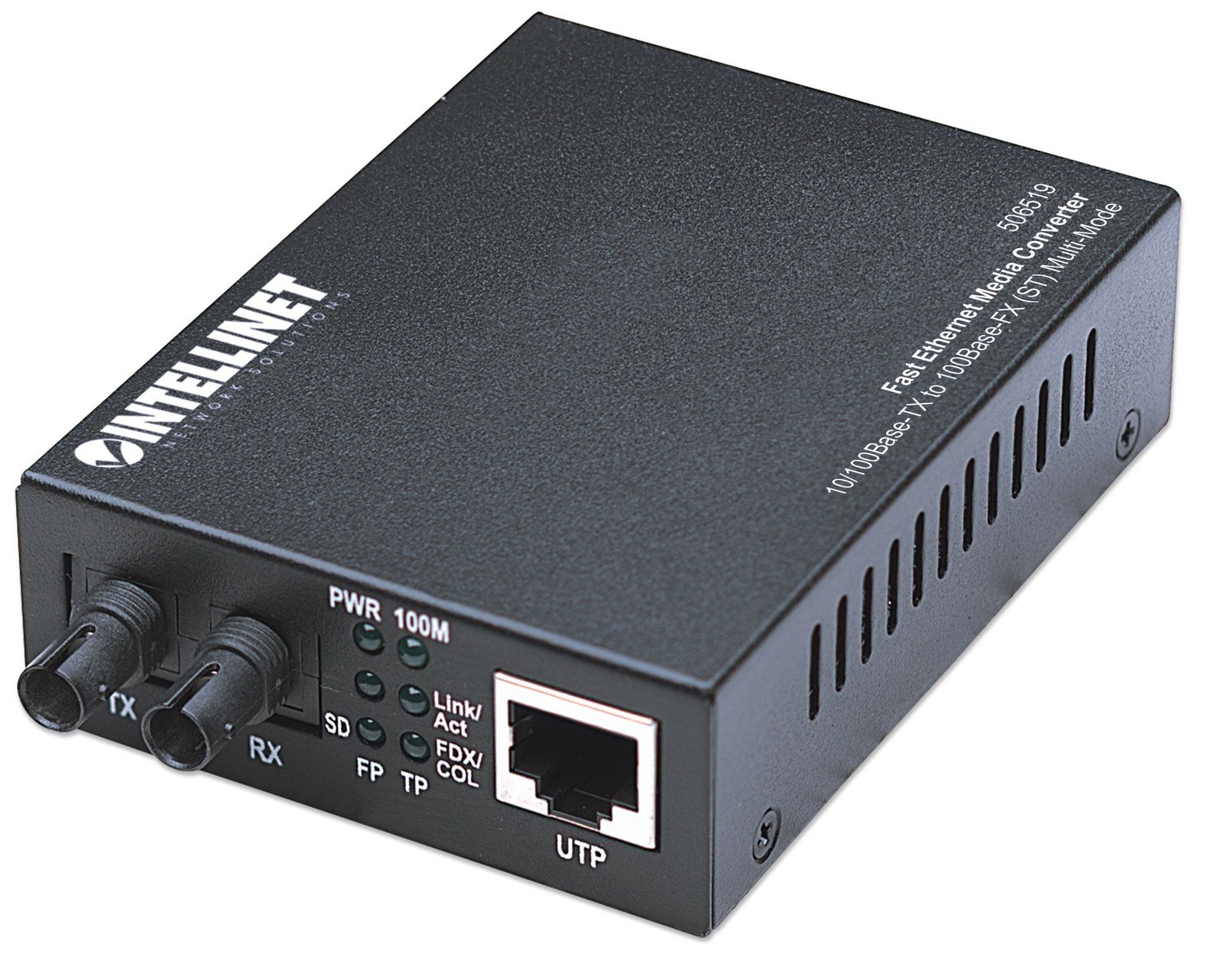 Intellinet Fast Ethernet Media Converter, 10/100Base-Tx to 100Base-Fx (ST)