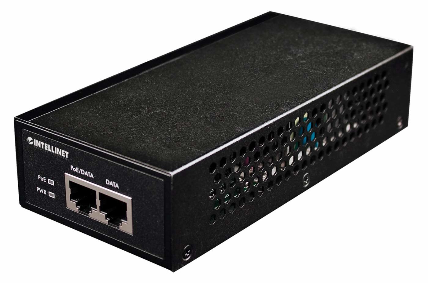 Intellinet Gigabit High-Power PoE+ Injector, 1 x 30 W, IEEE 802.3at/af Power over Ethernet (PoE+/PoE)