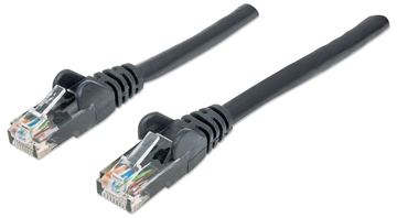 Intellinet Network Patch Cable, Cat6, 1.5m, Black, CCA, U/UTP, PVC, RJ45 - Patch-Kabel - RJ-45 (M) von LumaTech