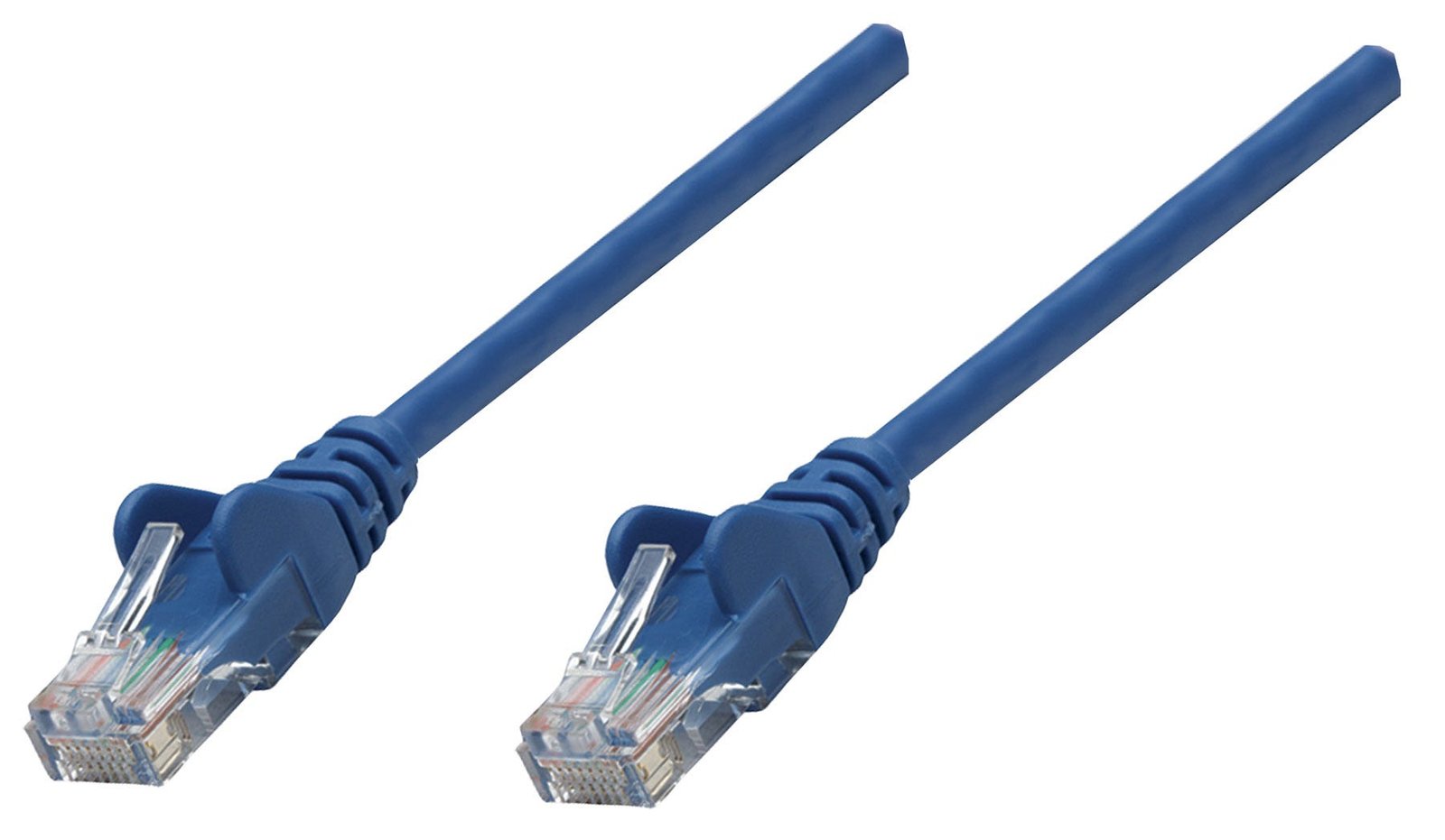 Intellinet Network Patch Cable, Cat6, 1.5m, Blue, Copper, S/FTP, LSOH / LSZH, PVC, RJ45, Gold Plated Contacts, Snagless