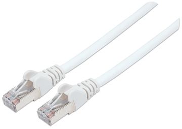 Intellinet Network Patch Cable, Cat6, 30m, White, Copper, S/FTP, LSOH / LSZH, PVC, RJ45, Gold Plated Contacts, Snagless von LumaTech