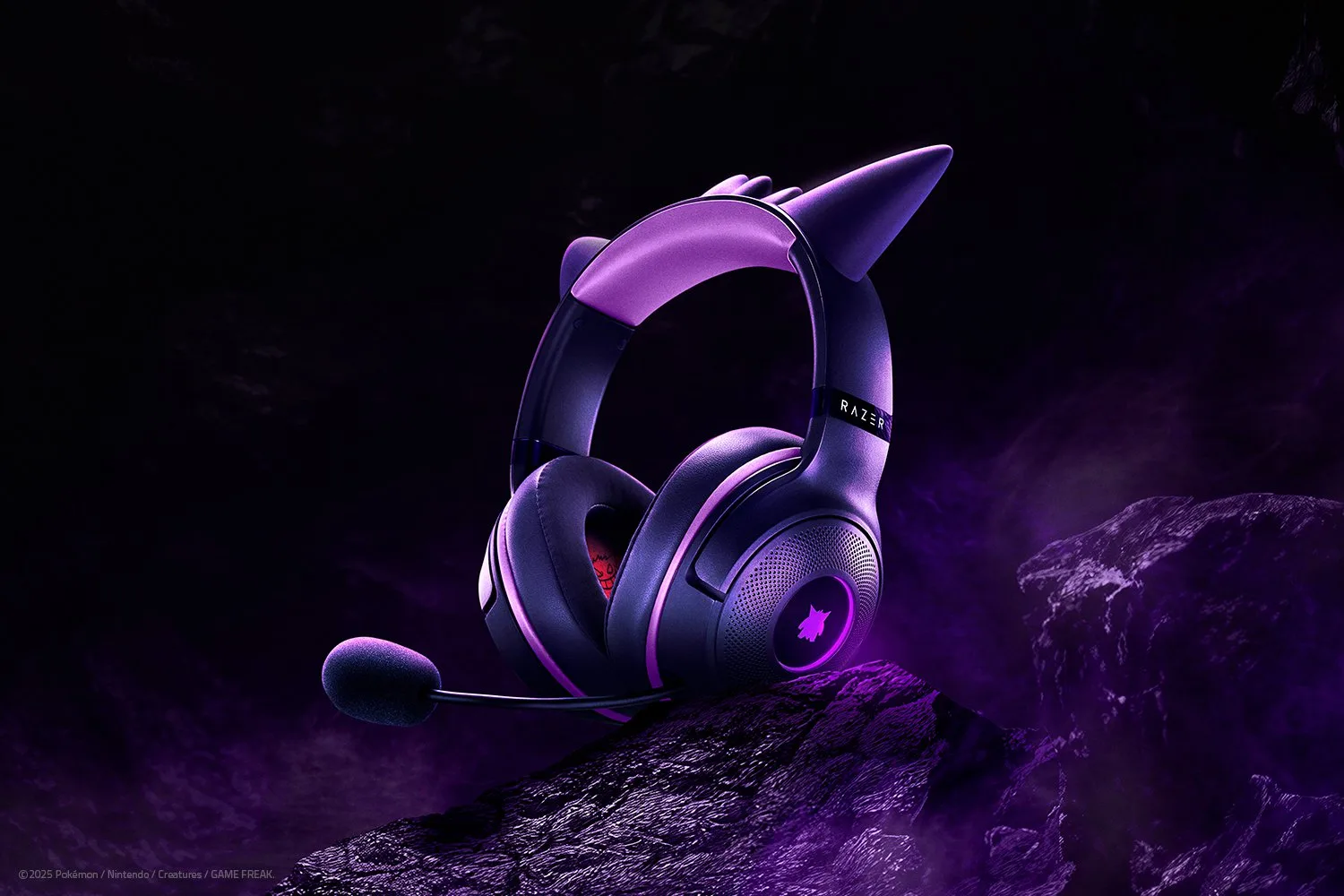 Razer Kraken Kitty V2 - Pokemon Gengar Ed. - Headset - Headset - 20 KHz, Ansicht 4