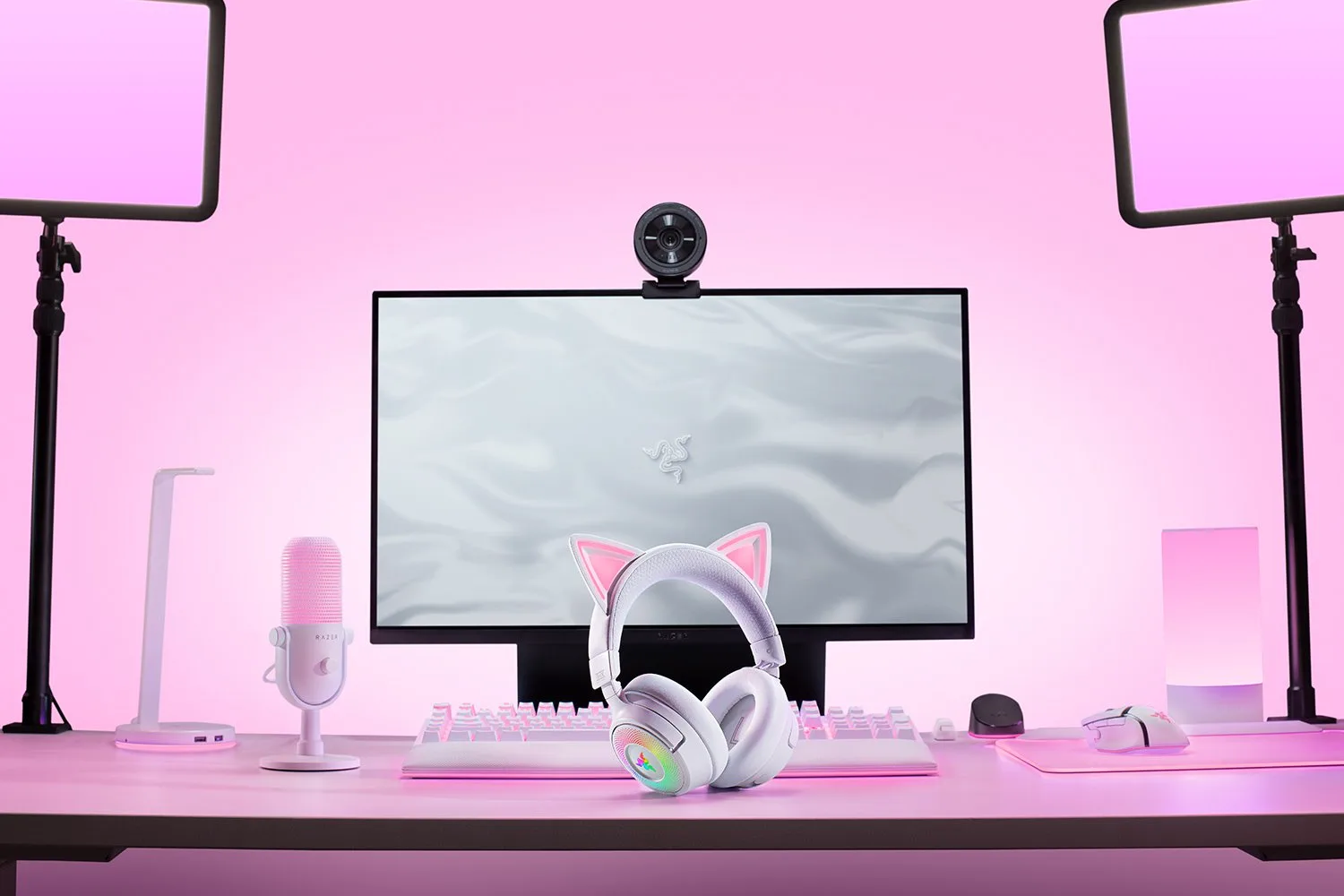 Razer Kraken Kitty V3 Pro - White - Headset - Bluetooth 5, Ansicht 2