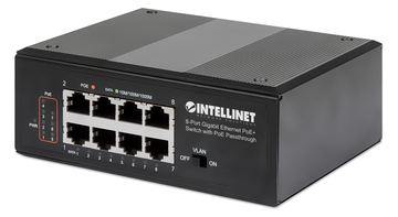 Intellinet PoE-Powered 8-Port Gigabit Ethernet PoE+ Industrial Switch with PoE Passthrough - Switch - unmanaged von LumaTech