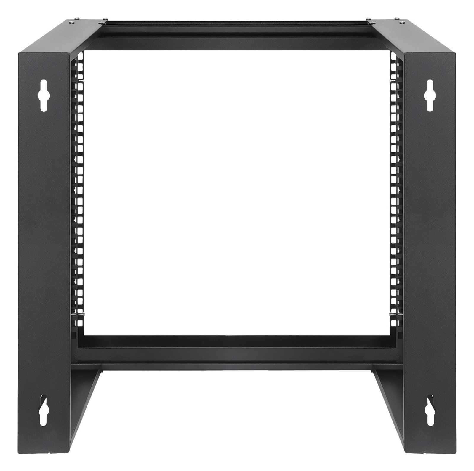 Intellinet Schrank offener Rahmen - front-hinged swing frame - 2 Pfosten - geeignet für Wandmontage - Schwarz