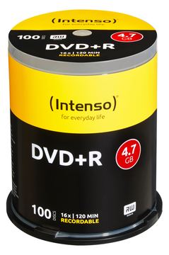 Intenso 100 x DVD+R - 4.7 GB 16x - Spindel von LumaTech