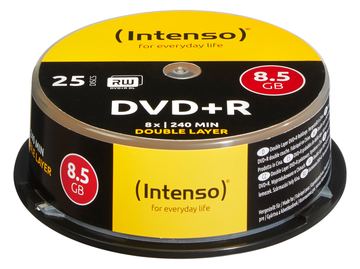 Intenso 25 x DVD+R DL - 8.5 GB 8x - Spindel von LumaTech