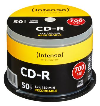 Intenso 50 x CD-R - 700 MB (80 Min) 40x - Spindel von LumaTech
