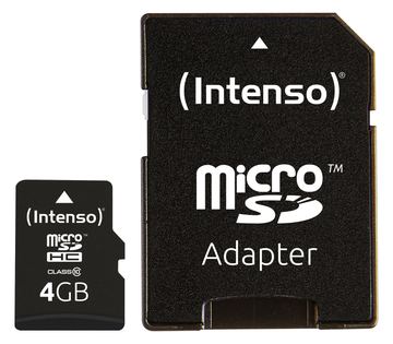 Intenso Class 10 - Flash-Speicherkarte (microSDHC/SD-Adapter inbegriffen) von LumaTech