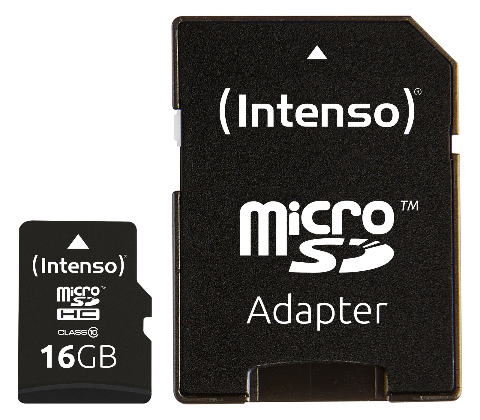 Intenso Class 10 - Flash-Speicherkarte (microSDHC/SD-Adapter inbegriffen)