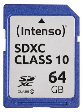 Intenso Flash-Speicherkarte - 64 GB - Class 10 von LumaTech