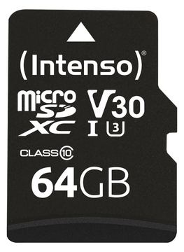 Intenso Flash-Speicherkarte (microSDXC-an-SD-Adapter inbegriffen) - UHS-I von LumaTech