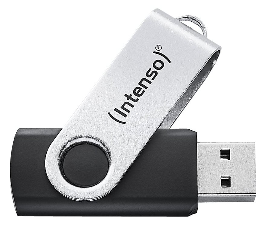 Intenso Office Line USB Stick 3.2 silber-schwarz - USB-Stick - 256 GB