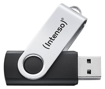 Intenso Office Line USB Stick 3.2 silber-schwarz - USB-Stick - 64 GB von LumaTech