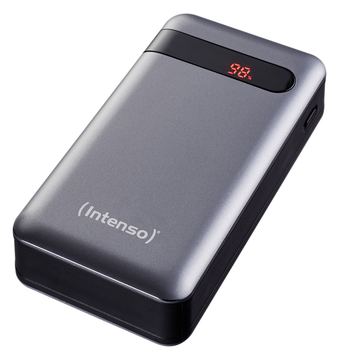 Intenso PD20000 - Powerbank - 20000 mAh - 3 A - PD, QC 3.0 - 2 Ausgabeanschlussstellen (USB, USB-C) von LumaTech