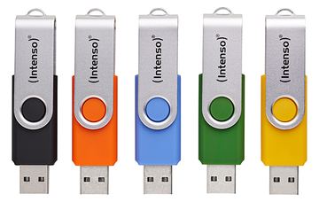 Intenso USB Stick Office Line Multipack 5x16GB - USB-Stick - USB-Stick - 32 GB von LumaTech