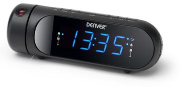 Inter Sales Denver CPR-700 - Digitaler Wecker - Oval - Schwarz - 24 h - PLL - Beide Geschlechter von LumaTech