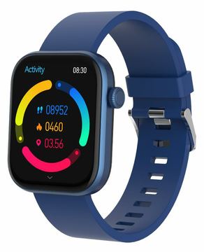 Inter Sales SWC-185 Smartwatch Bluetooth Blue von LumaTech
