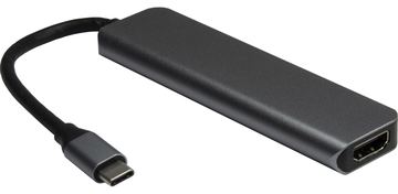 Inter-Tech Adapter Argus H-469-01 5in1 USB-C HDMI 4K PD100W - Adapter - Digital/Daten von LumaTech
