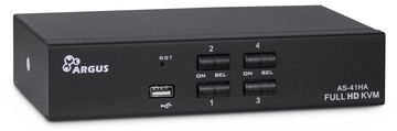 Inter-Tech Argus KVM AS-41HA - KVM-/Audio-Switch - 4 x KVM/Audio von LumaTech