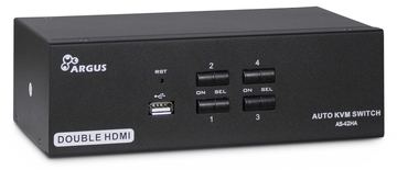 Inter-Tech Argus KVM AS-42HA - KVM-/Audio-Switch - 4 x KVM/Audio von LumaTech