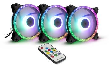 Inter-Tech Argus RGB-FAN SET RS-07 - Gehäuselüfter - 120 von LumaTech