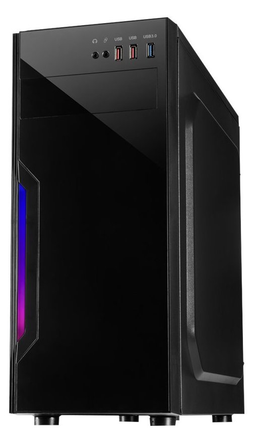 Inter-Tech B-42 RGB - Tower - ATX - Seitenteil mit Fenster - keine Spannungsversorgung (ATX)