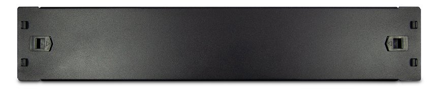 Inter-Tech Blindplatte - Schwarz, RAL 9005 - 2U - 48.3 cm (19)