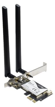 Inter-Tech DMG-35 - Netzwerkadapter - PCIe Low-Profile - 802.11ac, Bluetooth 5.0, 802.11ax (Wi-Fi 6) von LumaTech