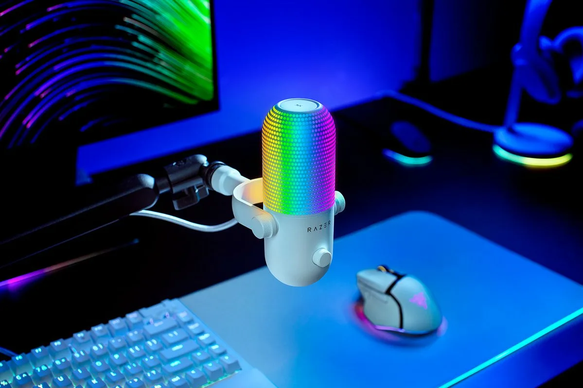 Razer Seiren V3 Chroma - Mikrofon - USB - weiß, Ansicht 2