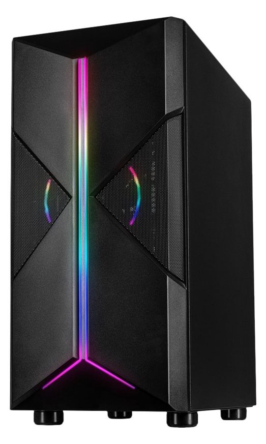 Inter-Tech IT-3306 Cavy - Gaming-Tower - ATX - Seitenteil mit Fenster (Acryl)