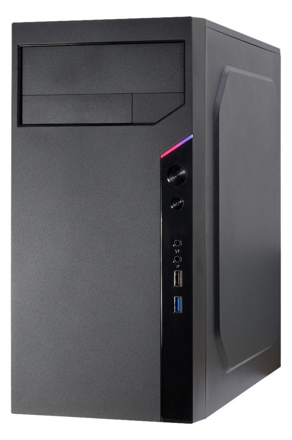 Inter-Tech IT-6505 Reto - Micro Tower - micro ATX - keine Spannungsversorgung (ATX)