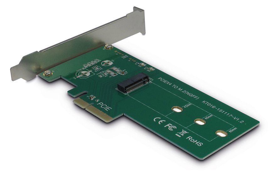Inter-Tech KT016 - Schnittstellenadapter - M.2 Card