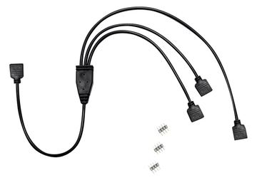 Inter-Tech Netz-Splitter - 4-poliger Stecker zu 4-poliger Stecker von LumaTech