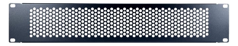 Inter-Tech PINHOLE APERTURE - Blindplatte - RAL 9005 - 2U - 48.3 cm (19)