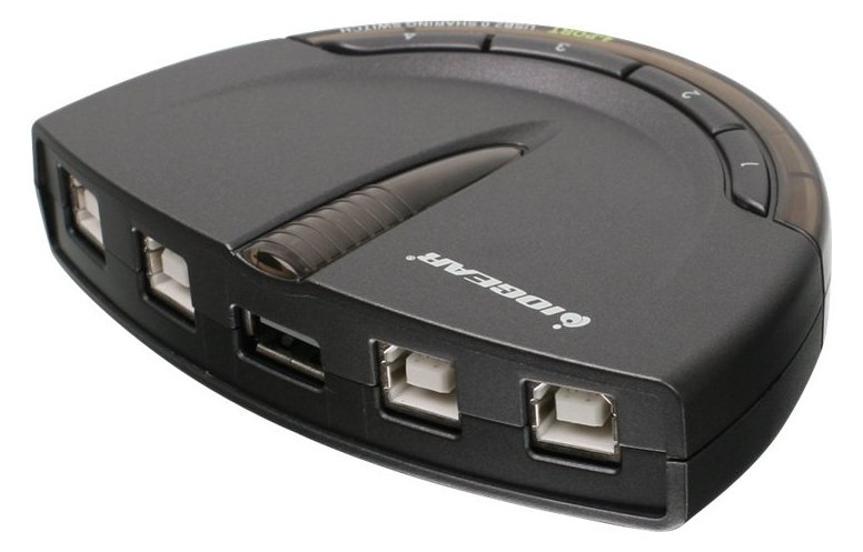 IOGEAR GUB431 - USB-Umschalter für die gemeinsame Nutzung von Peripheriegeräten